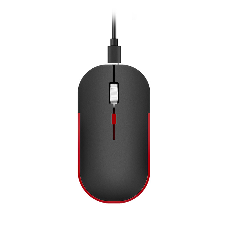 New Mini Office Mouse 2.4G & BT Wireless  Computer Mouse with Rechargeable Removable Battery Portable for Apple MacBook